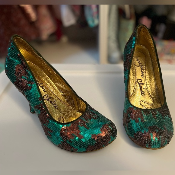 Irregular Choice Shoes - Irregular Choice Sequin Pumps